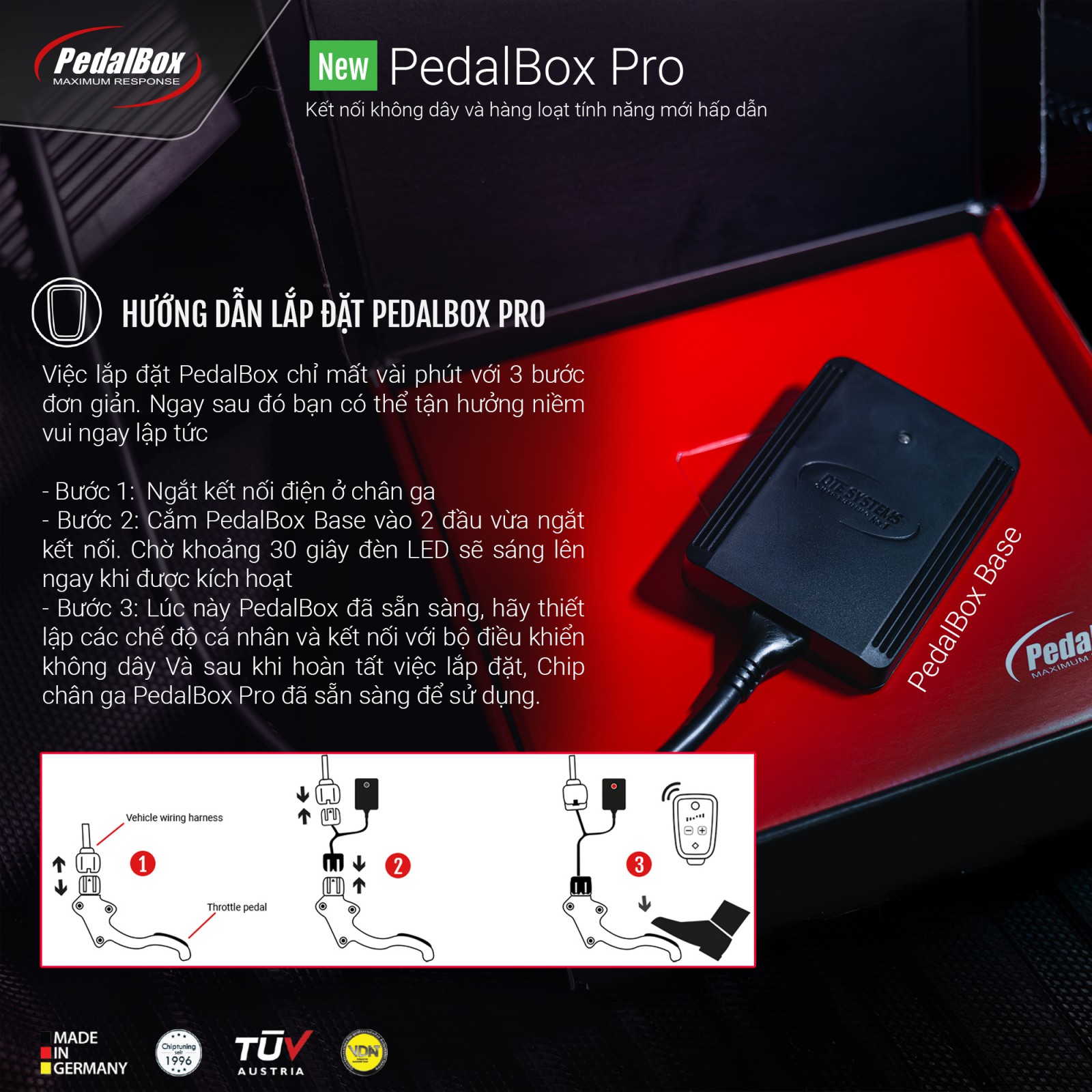 Dte Pedalbox Plus With App Control For JEEP WRANGLER III JK
