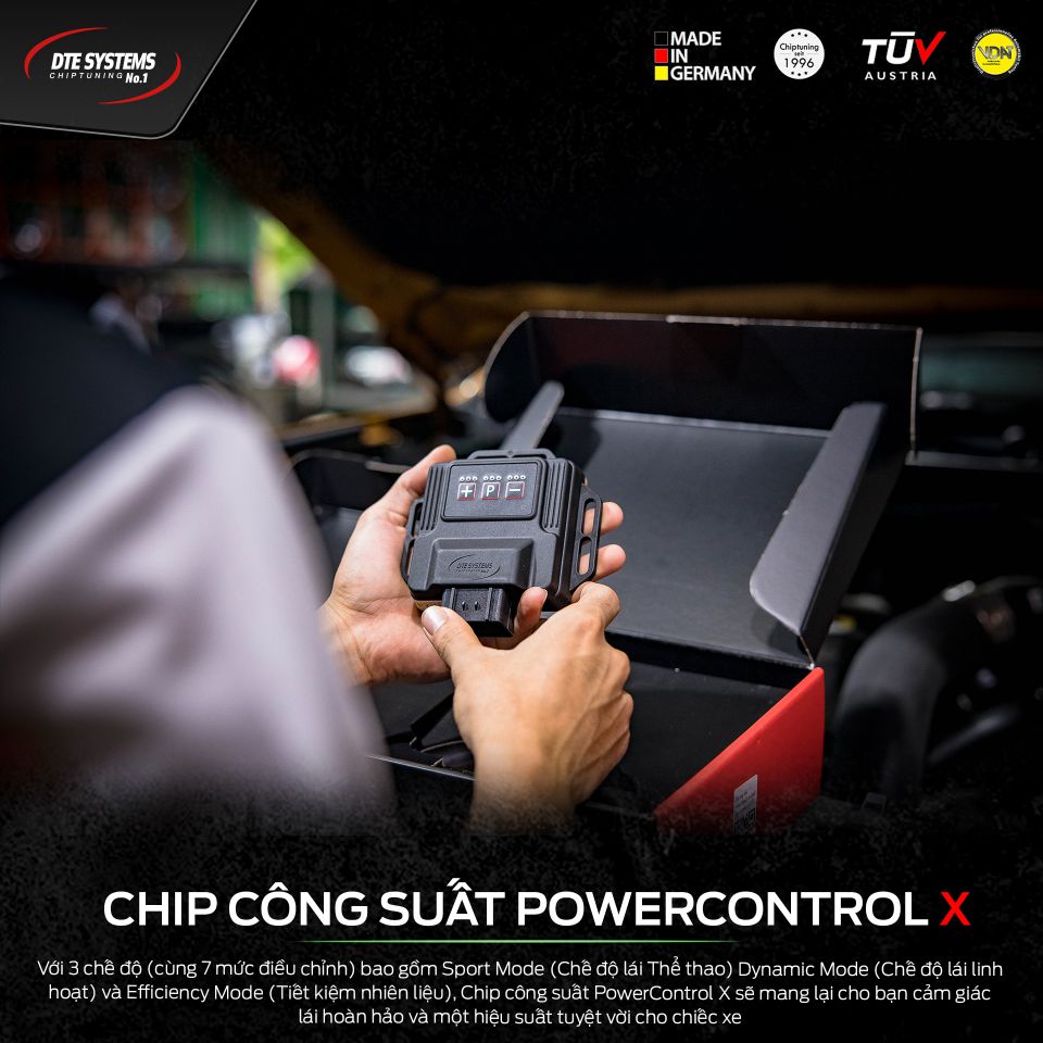 Chip công suất Powercontrol X giúp tăng cường hiệu suất cho xe Ford Everest Wildtrak 2023