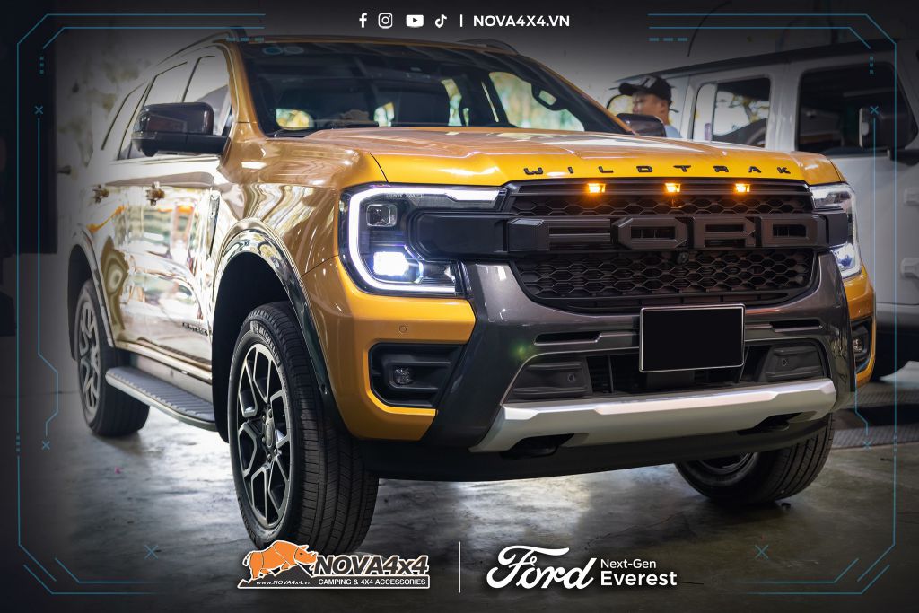 Trang bị phụ kiện cho xe Ford Everest Wildtrak