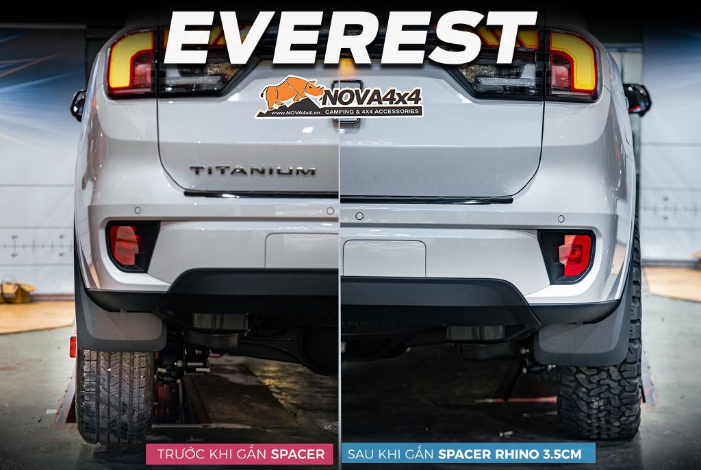 Nâng cấp bánh xe Everest 2023