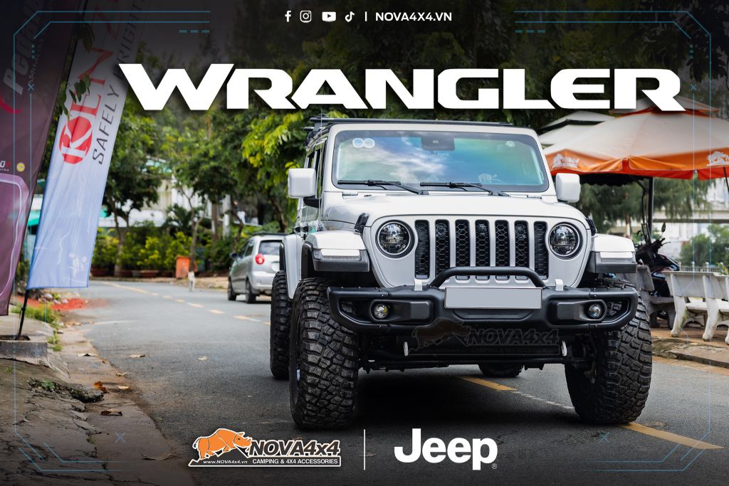 Nâng cấp phụ kiện cho xe Jeep Wrangler 2022