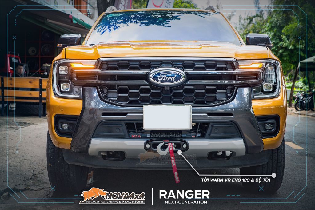 Nâng cấp tời cho xe Ranger Willdtrak Next-Gen