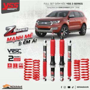 Giảm xóc YSS Z-Series cho Ford Everest 2015-2018