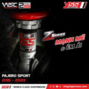 Giảm xóc YSS Z-Series cho Mitsubishi Pajero Sport 2015-2023