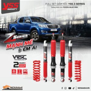 Giảm xóc YSS Z-Series cho xe Toyota Hilux Vigo