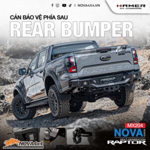 cản sau Hamer MX204 cho Ford Ranger Raptor Next-gen 2023