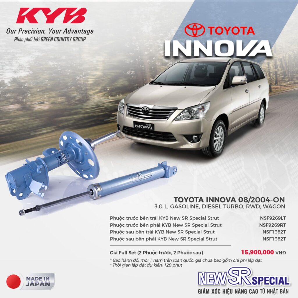 phuộc Toyota Innova phuộc Toyota Innova