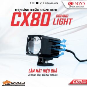 đèn trợ sáng bi cầu Kenzo CX80