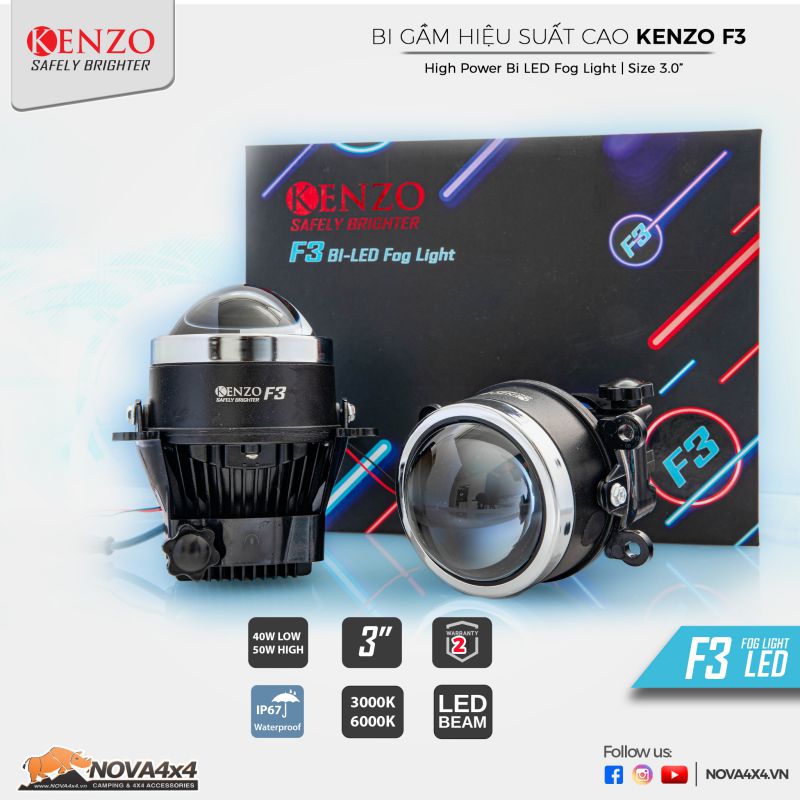 Hộp Bi Led Kenzo F3 3"