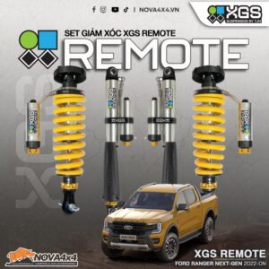 Giảm xóc XGS Remote cho Ford ranger Nextgen 2023