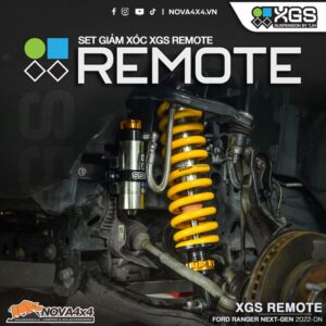 Giảm xóc XGS Remote cho Ford ranger Nextgen 2023