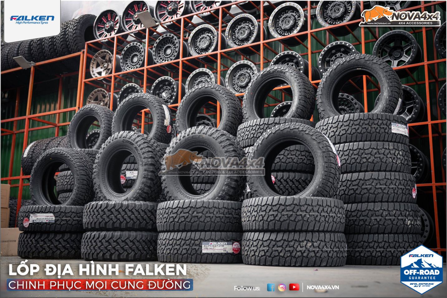 Lốp Falken cho xe bán tải và SUV