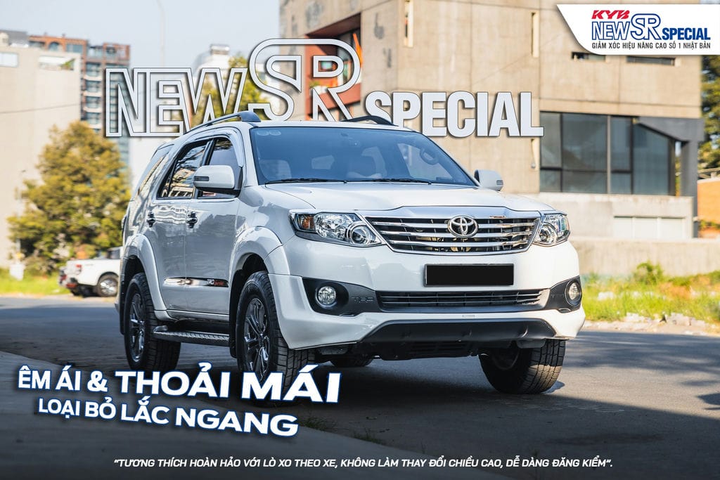 giảm xóc KYB New SR Special cho xe Toyota Fortuner 2015