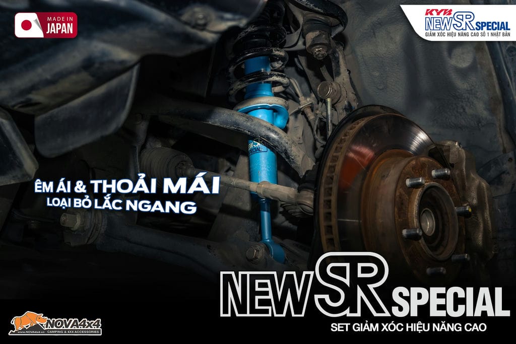 phuộc trước nhằm giảm xóc xe Toyota Fortuner