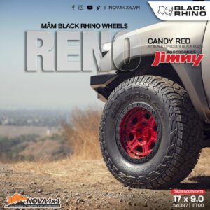 Mâm Black Rhino Reno cho xe Suzuki Jimny