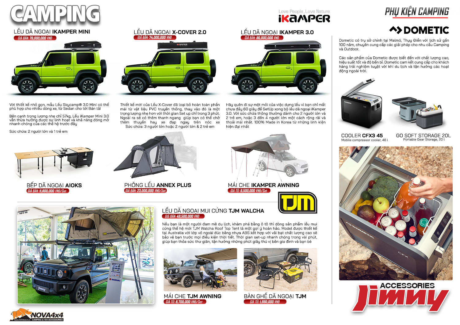 Suzuki Jimny - chủ đề Camping
