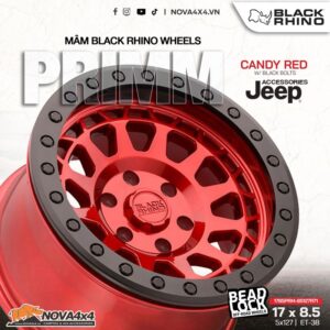 Cận cảnh chi tiết mẫu mâm Black Rhino Primm Beadlock cho xe Jeep