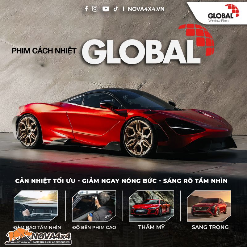 Phim cách nhiệt Global cho xe ô tô