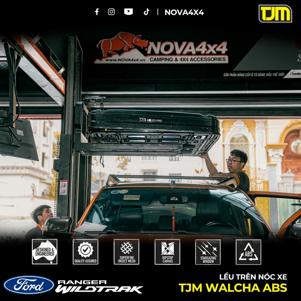 Cận cảnh quá trình lắp lều TJM Walcha ABS
