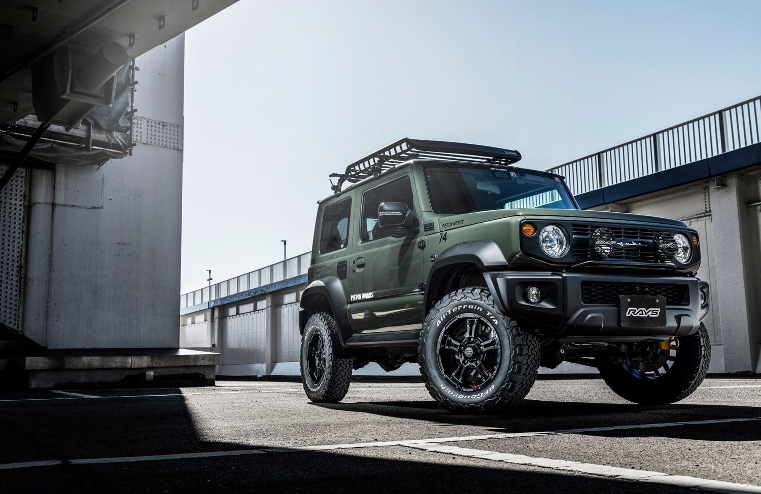 Mâm Rays trên Suzuki Jimny