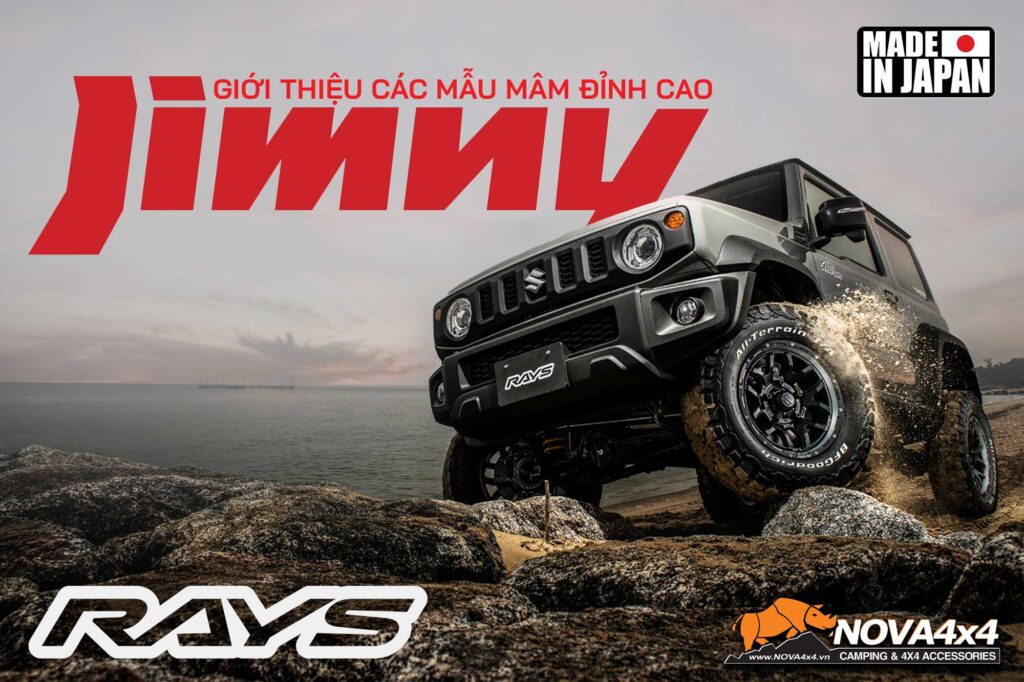 giới thiệu mâm Rays Suzuki Jimny