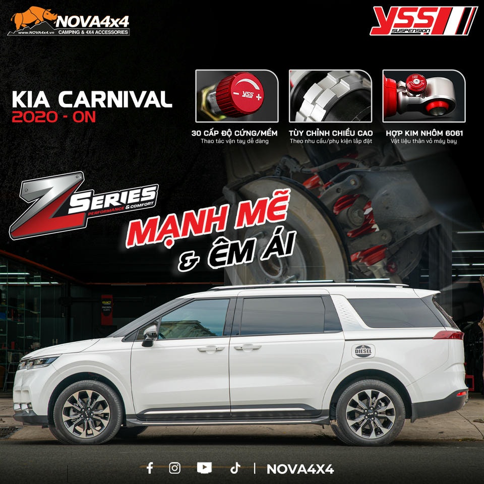 giảm xóc YSS Kia Carnival