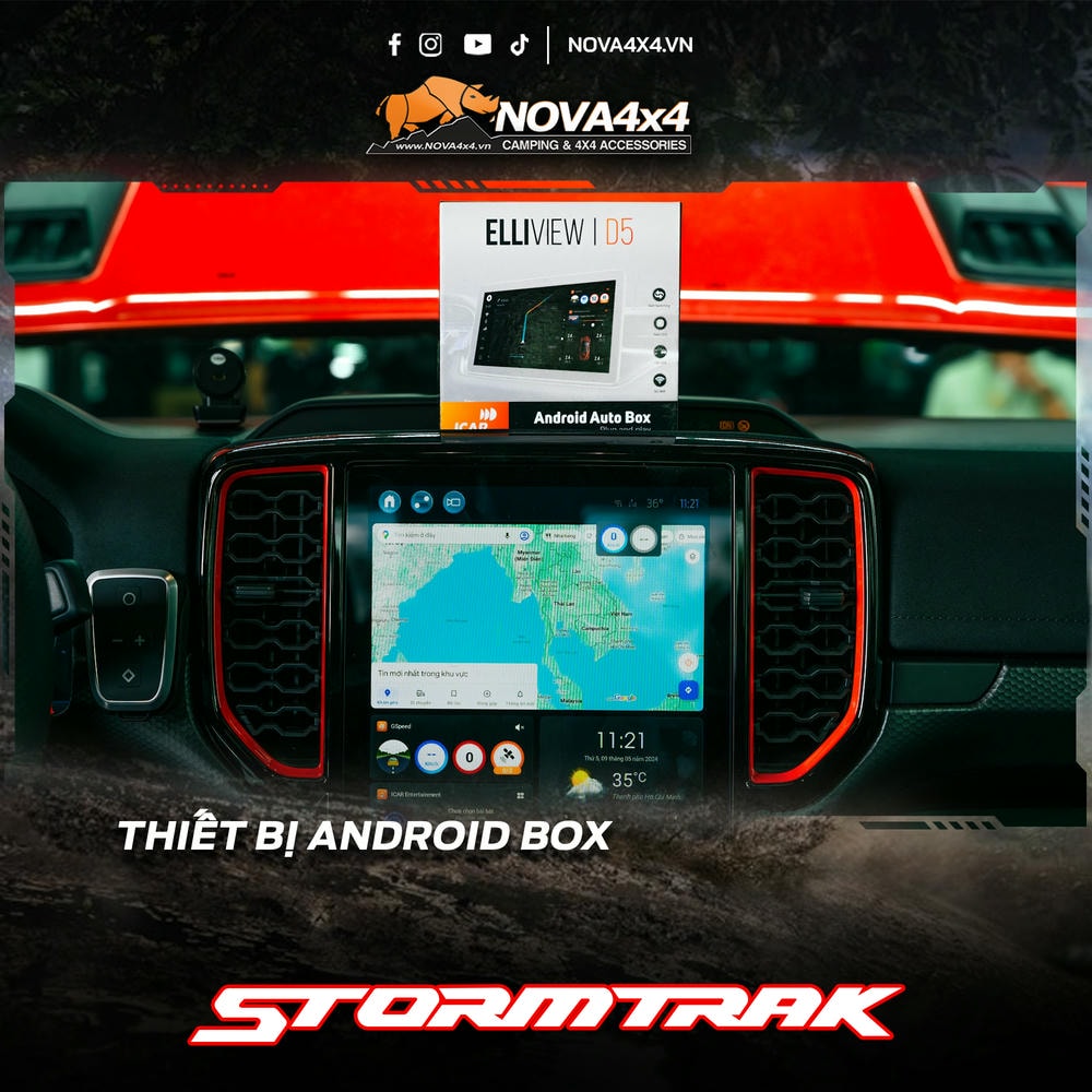 Phụ kiện Ranger Stormtrak thì không thể thiếu Android Box