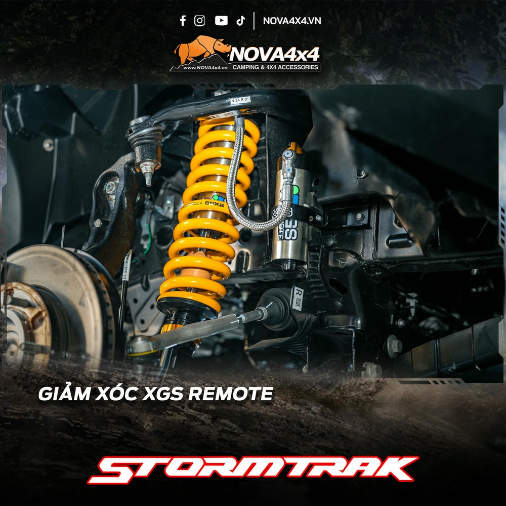 giảm xóc XGS Remote từ TJM sẽ là phụ kiện Ranger Stormtrak tuyệt vời