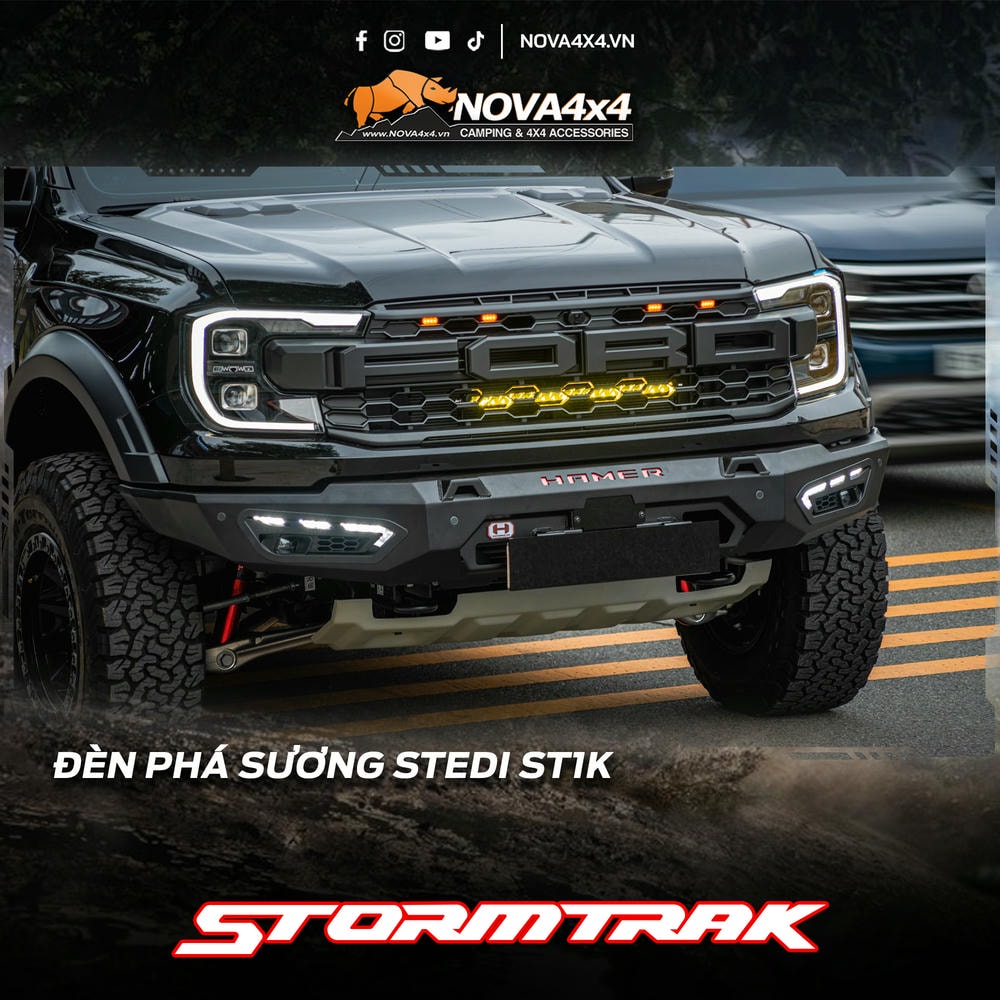 ST1K sẽ là một món phụ kiện Ranger Stormtrak giúp bạn lái xe dễ dàng trong bất kỳ điều kiện thời tiết nào