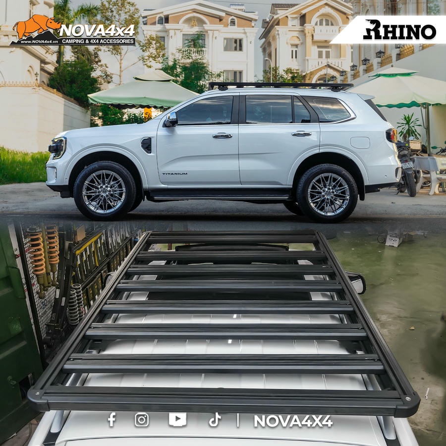 sau khi lắp đặt baga Rhino Dynamic Rack