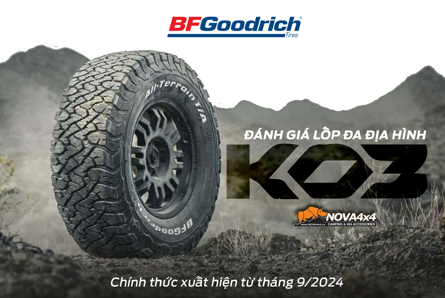 đánh giá lốp địa hình BFGoodrich KO3