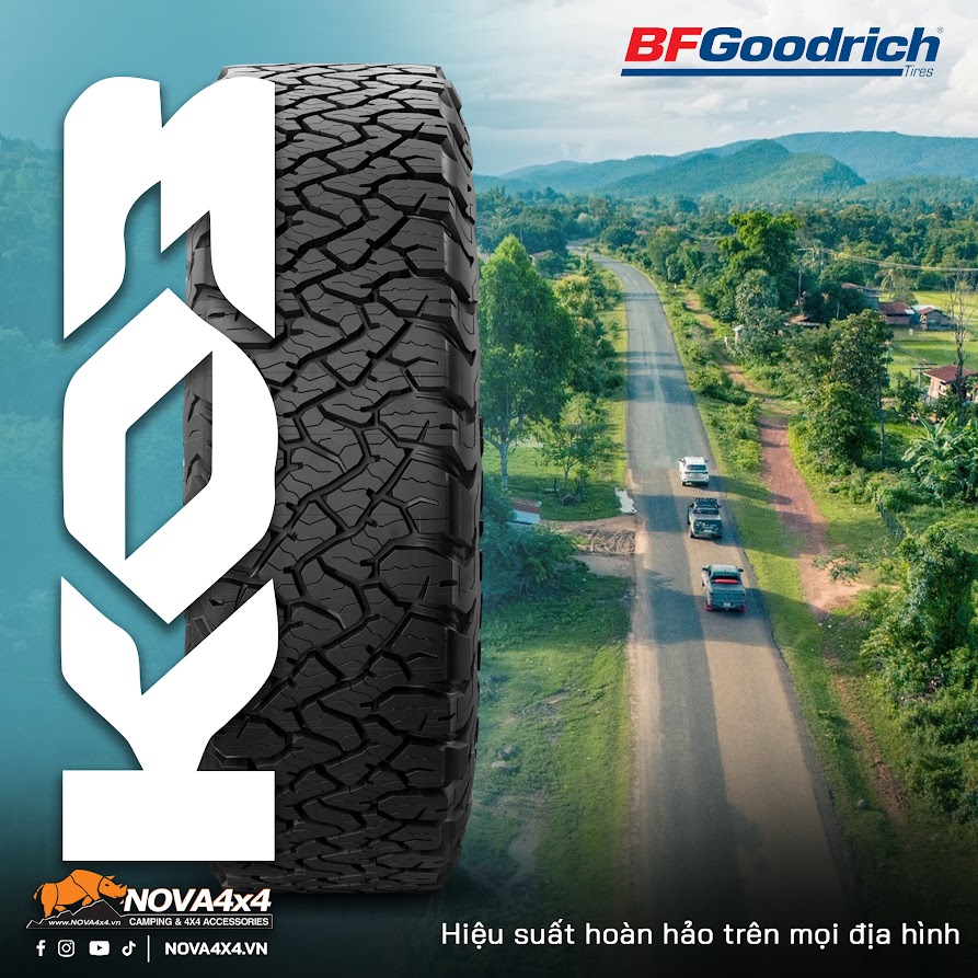 Nâng cấp mâm lốp XLS với Lốp BFGoodrich KO3 - đi đa địa hình Nâng cấp mâm lốp XLS với Lốp BFGoodrich KO3 - đi đa địa Lop