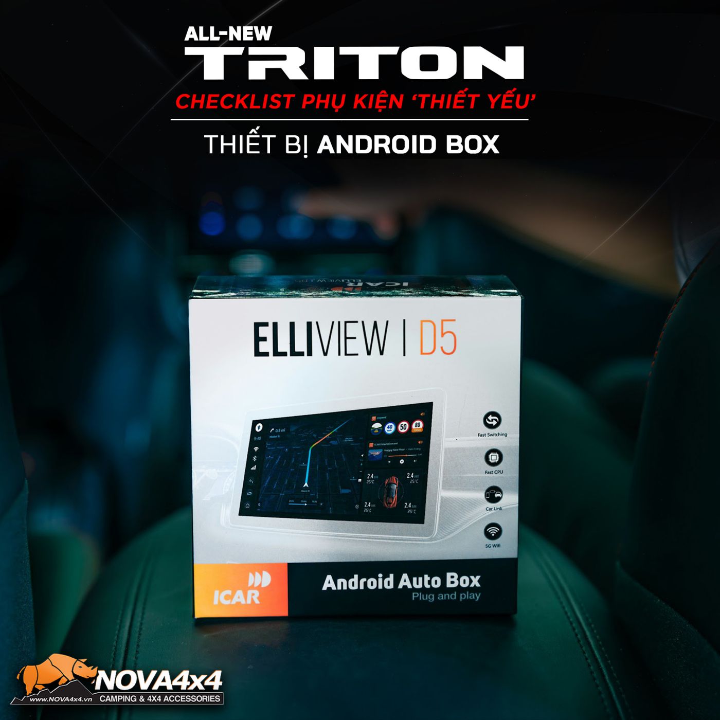 Phụ kiện Triton 2024 android box