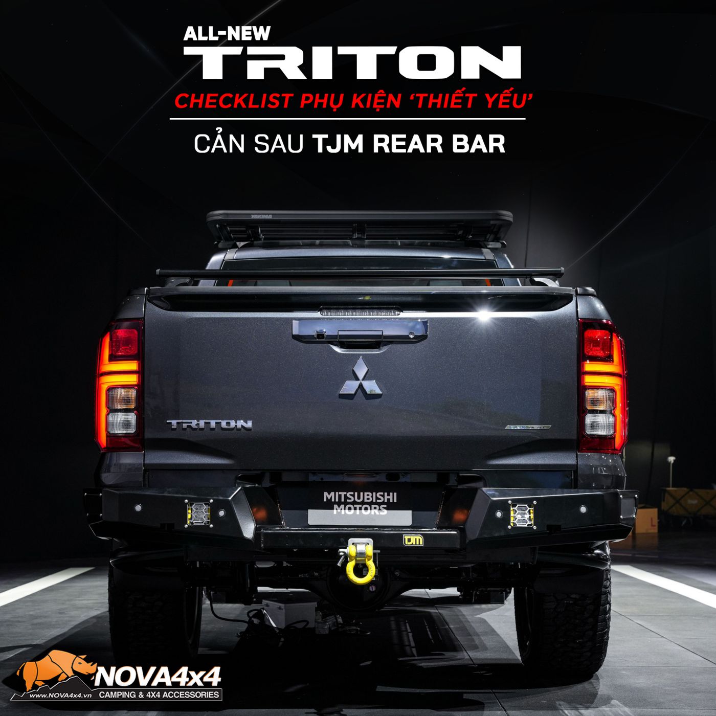 Phụ kiện Triton 2024 cản sau