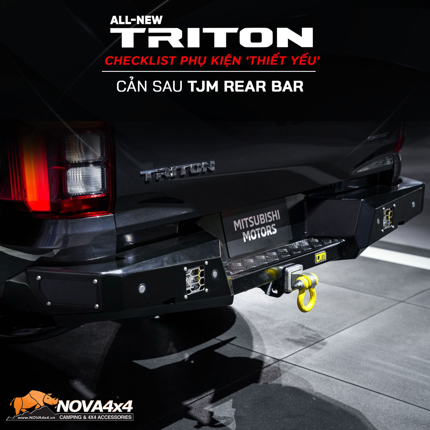 Phụ kiện Triton 2024 cản sau