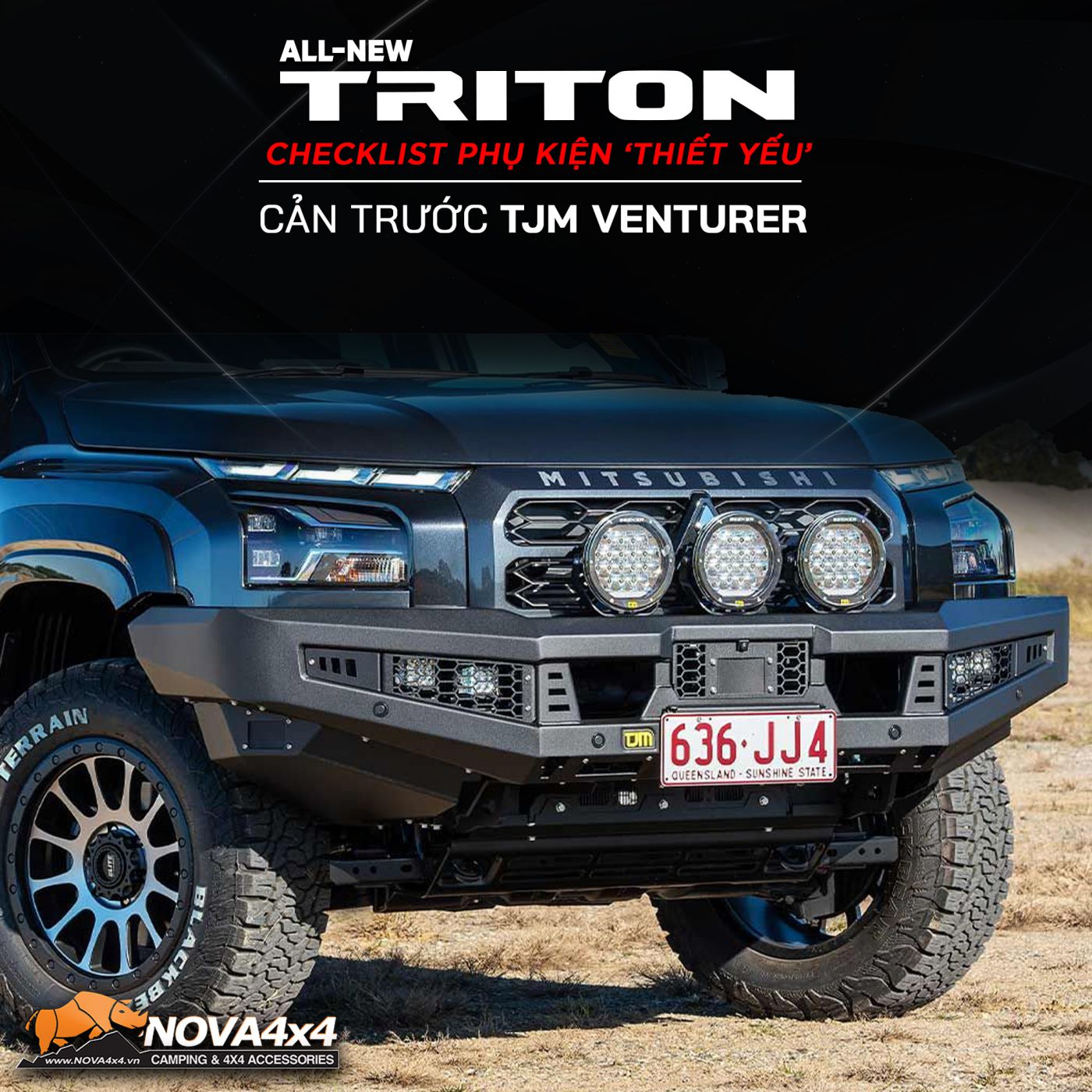 Phụ kiện Triton 2024 cản trước 