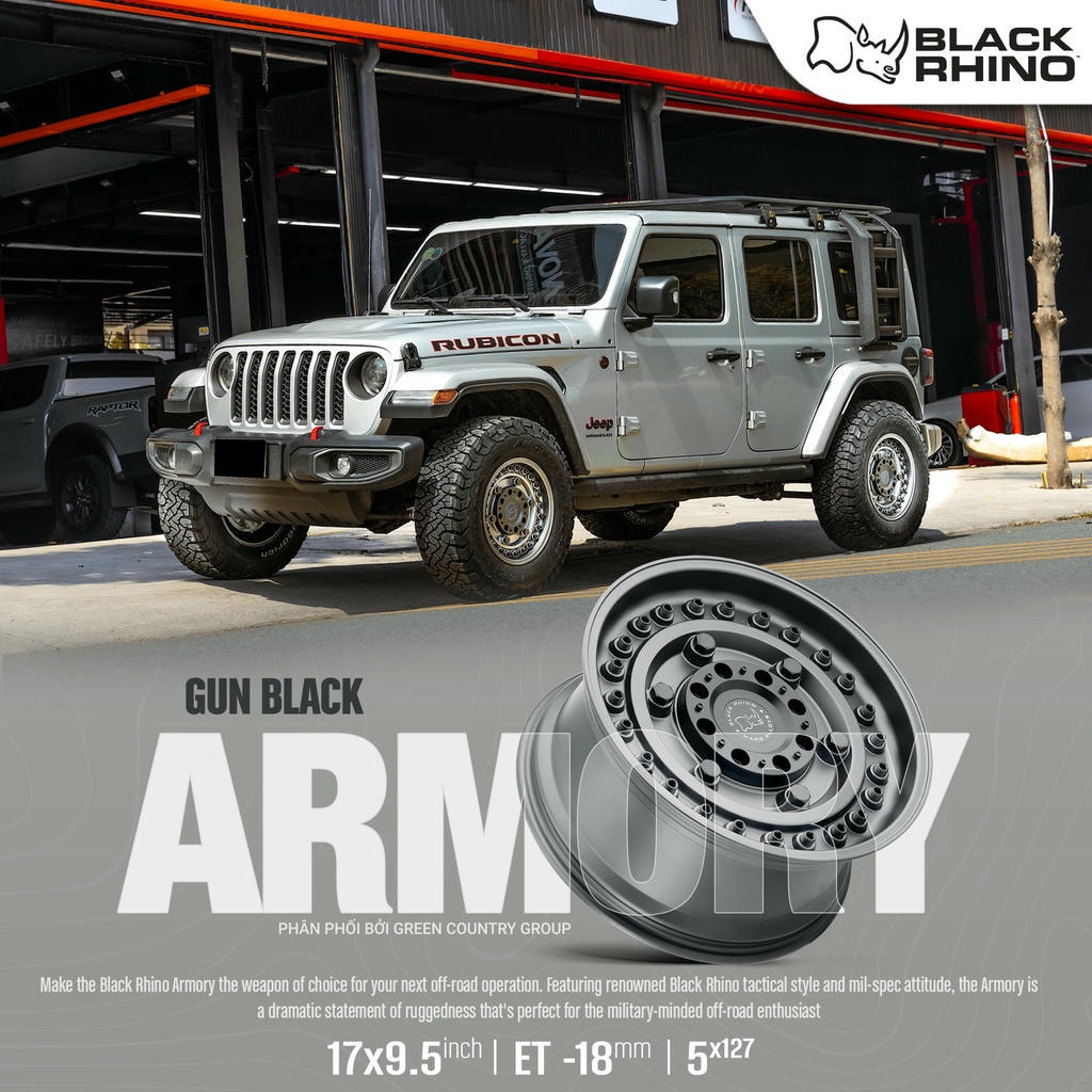 Mâm Black Rhino Armory Gun Black