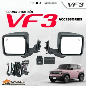 Gương chỉnh điện cho VF3