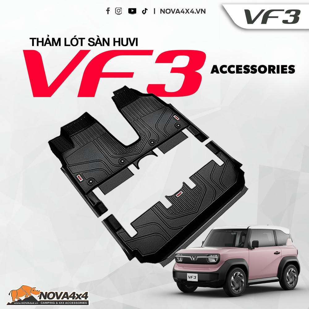 Thảm lót sàn Huvi cho VF3