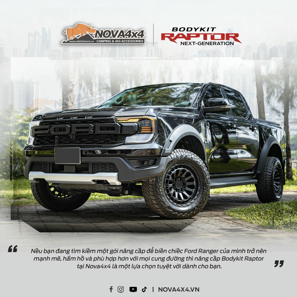 Ford Ranger lên Bodykit Raptor