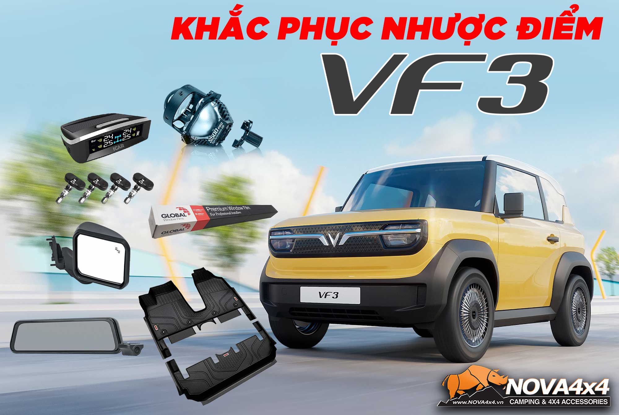 nhược điểm xe VF3