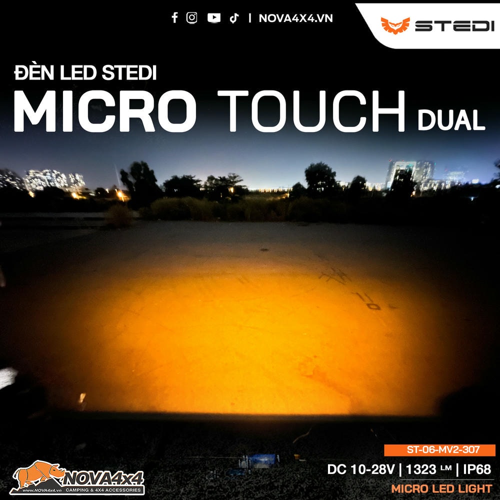 STEDI MICRO TOUCH DUAL 7.8" STEDI MICRO TOUCH DUAL 7.8"
