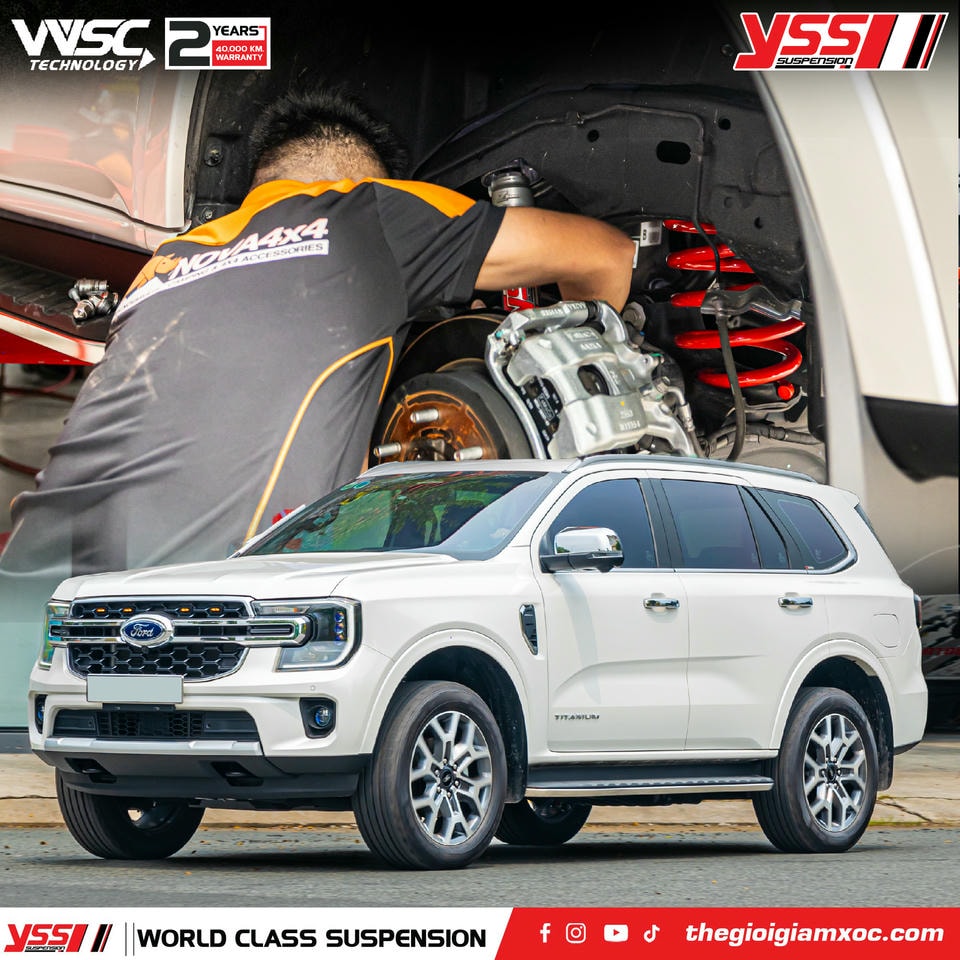 Lắp đặt giảm xóc Everest YSS Z-series