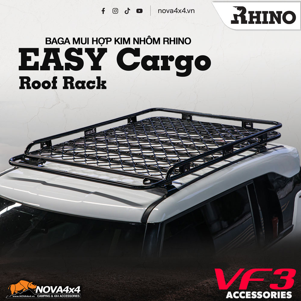 Baga Rhino Easy Cargo cho Vinfast VF3 Baga Rhino Easy Cargo cho Vinfast VF3