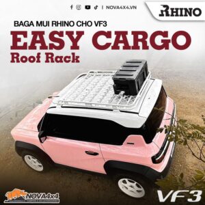 baga mui Rhino Easy Cargo Roof Rack cho Vinfast VF3