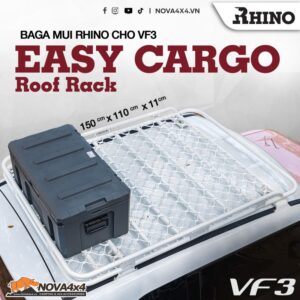 baga mui Rhino Easy Cargo Roof Rack cho Vinfast VF3