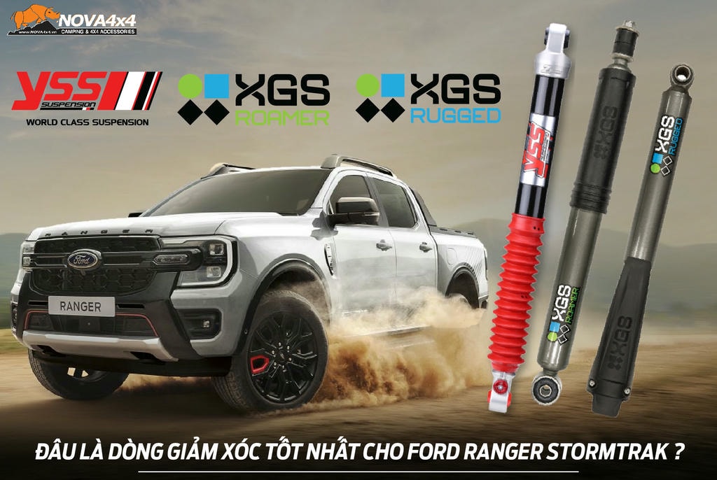 Đâu là dòng giảm xóc tốt nhất cho Ford Ranger Raptor