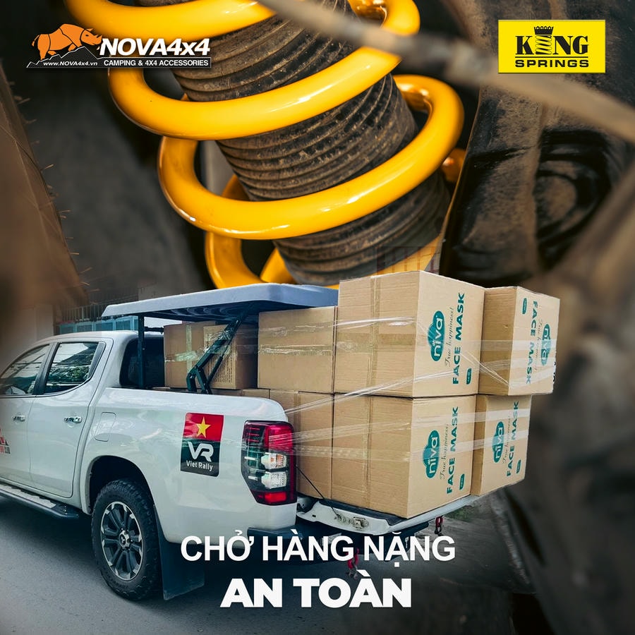 Tải hàng nặng không còn là nỗi lo với Lò xo Raptor King Springs Coil Tải hàng nặng không còn là nỗi lo với Lò xo Raptor King Springs Coil