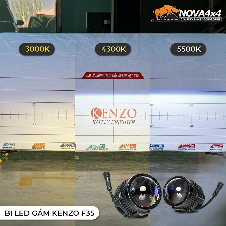 Bi led gầm Kenzo F35