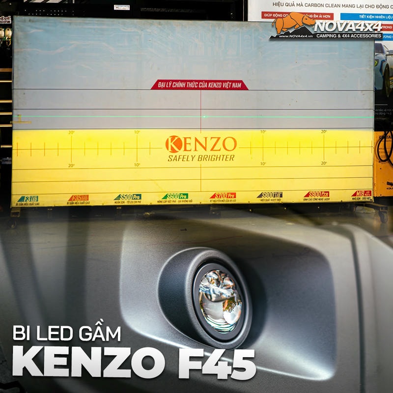 bi led gầm Kenzo F45 - nhiệt màu 3000K
